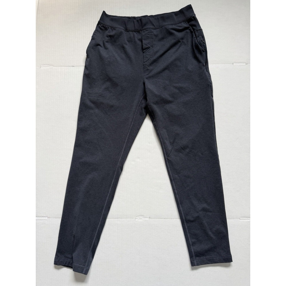 Vuori Coronado Jogger Pants Mens Large Blue Fleece Elastic Athletic Tech V435